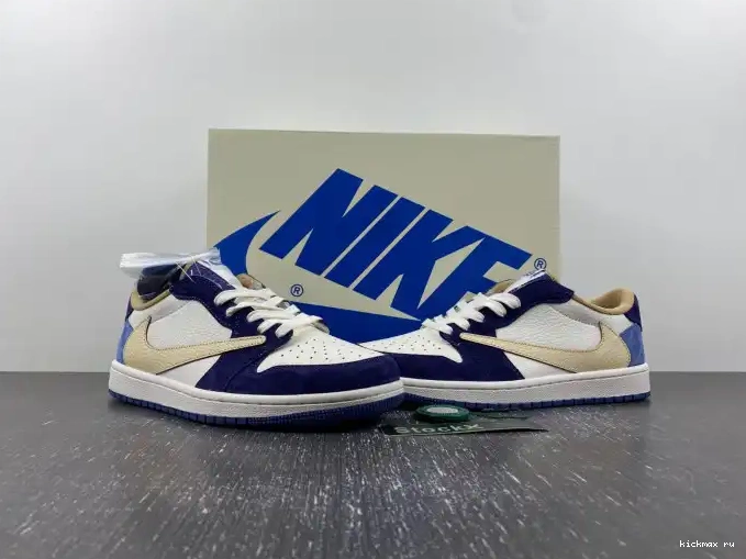 Cheap Kickmax X 1 AIR TRAVIS SCOTT JORDAN CUSTOM DM7866-808 0521